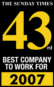 Sunday Times Award Best Company to Work For