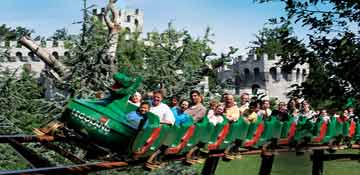 The Dragon Roller Coaster at LEGOLAND Windsor
