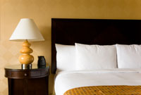 airport hotel bedroom