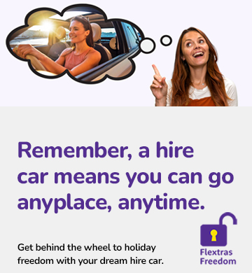 car hire means you go any place, anytime