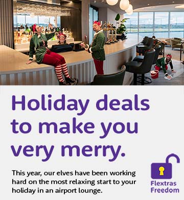 airport lounges christmas holiday deals