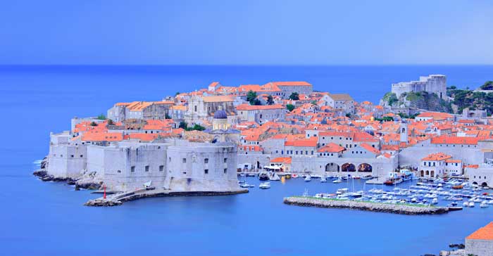 Dubrovnik harbour.