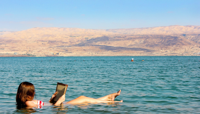 Float in Dead Sea