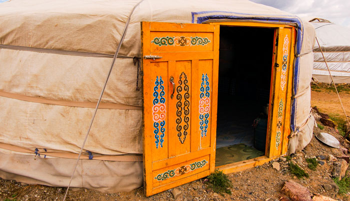 Mongolian yurt
