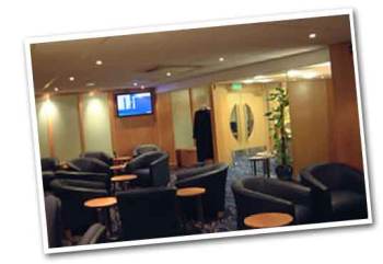 Leeds Bradford airport lounge