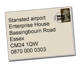 Stansted airport address