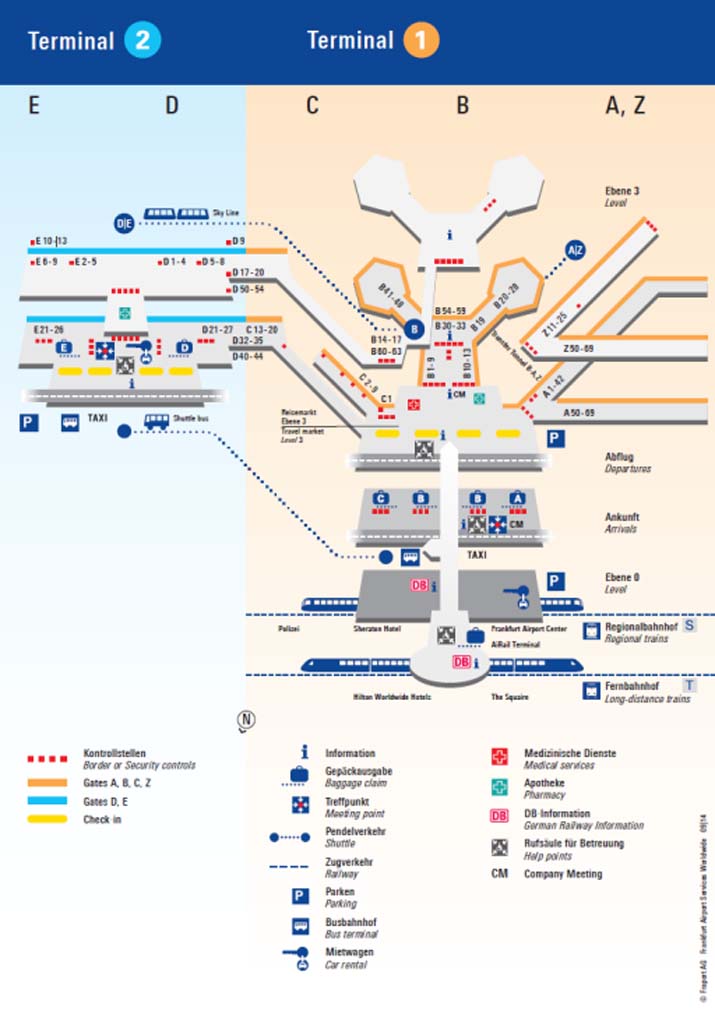 Frankfurt Flughafen Plan | mehr Infos bei Holiday Extras