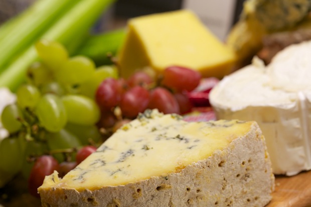 Cheese and grapes at the Hilton Heathrow terminal 5