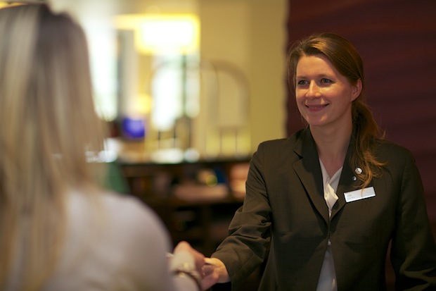 Reception at the Hilton Heathrow terminal 5