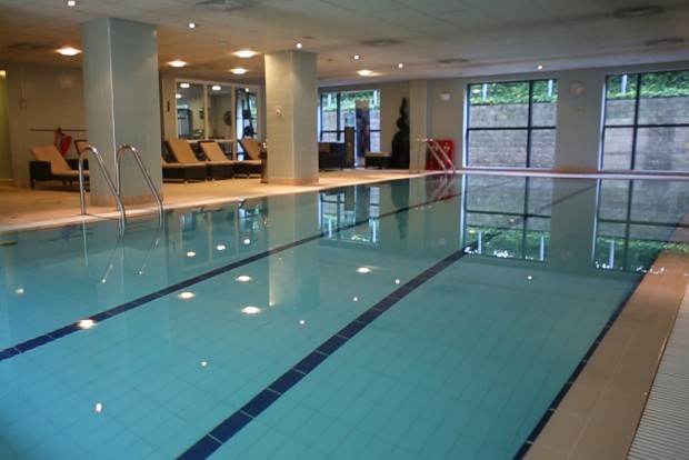 The pool at the Radisson Blu