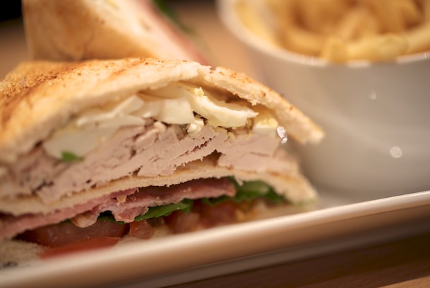 Delicious sandwiches at the Holiday Inn