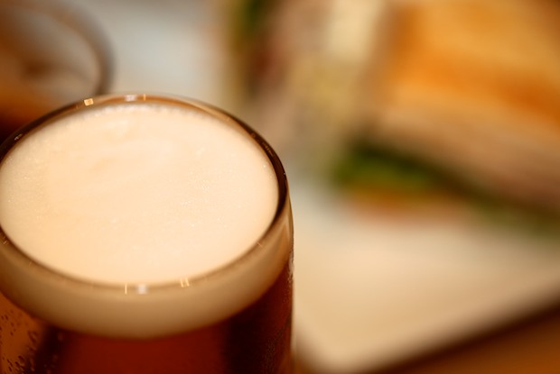 Have a drink at the Holiday Inn