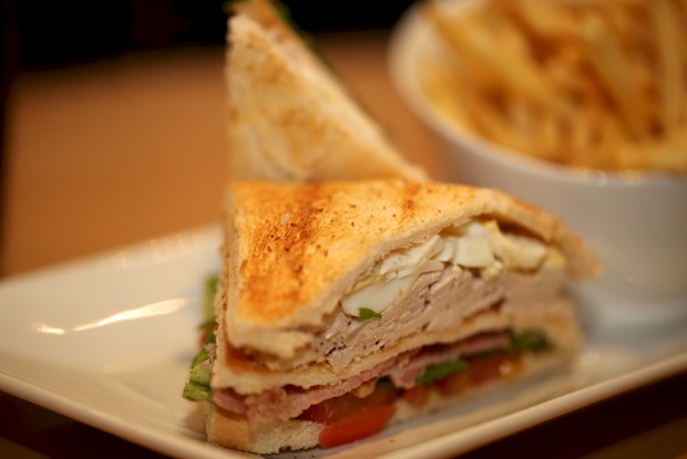 Tasty sandwiches at the Holiday Inn