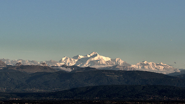 Mont Blanc im Panorama