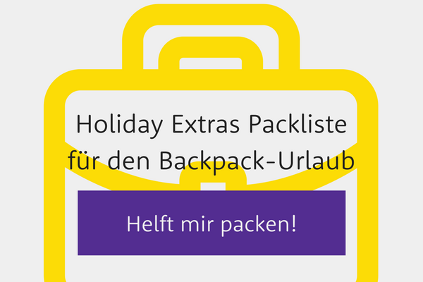 Holiday Extras Packliste
