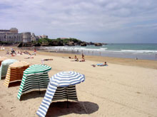 Biarritz beach