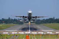 Plane at take-off